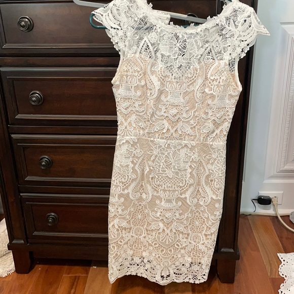Pink Dress Pinko Lace Dress Dresses Wedding Guest Dress Soiblu Small Lace  Nude Dress Poshmark